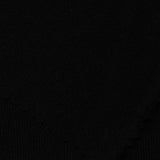 Polyester Stretch Jersey Knit Fabric, 300 gsm, 161 cm — Black — photo 2