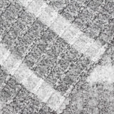 Grey Marl Rib Knit, Viscose-Poly — photo 2