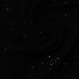 Black Glitter Jersey Knit, Cotton — photo 2