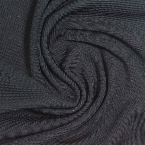 100% Viscose Interlock Knit Fabric, 270 gsm, 160 cm — Navy