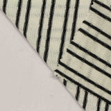 Polyester Stretch Rib Knit Fabric, 170 gsm, 155 cm — White — photo 2