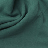 Cotton Polyester Stretch Scuba Knit Fabric, 275 gsm, 190 cm — Green — photo 2