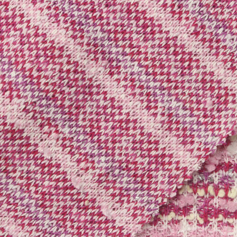 Pink Textured Bouclé, Polyester