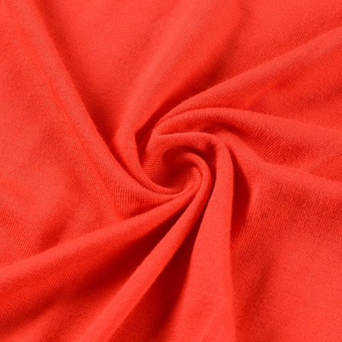 Viscose Stretch Jersey Knit Fabric, 200 gsm, 155 cm — Red