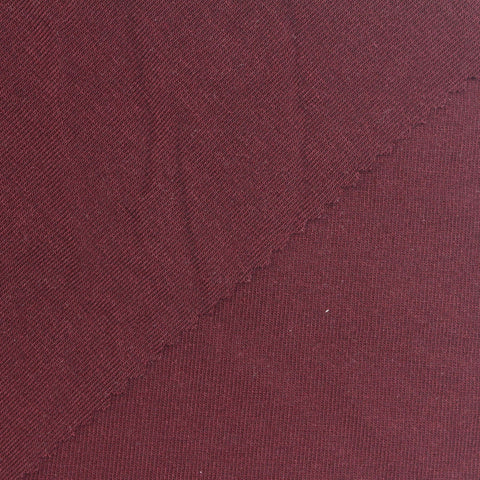 Modal Acrylic Stretch Rib Knit Fabric, 180 gsm, 165 cm — Red