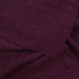 Deep Plum Marl Rib Knit, Polyester — photo 2