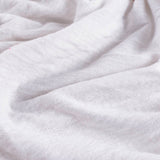 White Textured-Stripe Jersey Knit, Polyester — photo 2