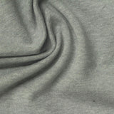 Heather Grey Marl Rib Knit, Cotton-Poly — photo 2