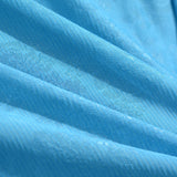 Blue Floral Jacquard, Polyester — photo 2