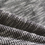 Black Marl French Terry, Cotton-Poly — photo 2