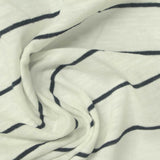 Dark Grey Horizontal-Stripe Jersey Knit, Cotton — photo 2