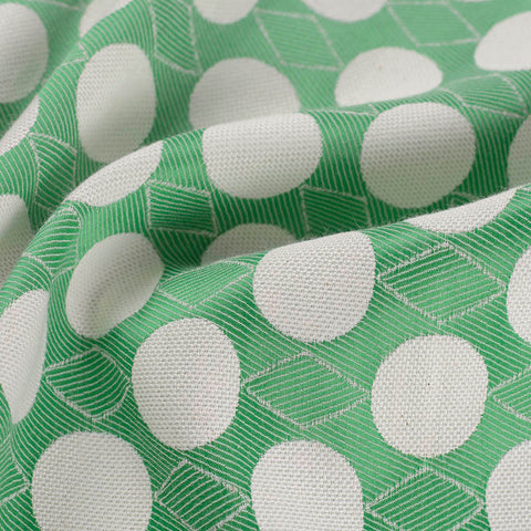 White Dots Jacquard, Poly-Cotton, 190 gsm, 150 cm, ref EF-11530