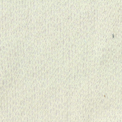 Jacquard Polyester Cotton Chunky Knit Fabric, 220 gsm, 180 cm — White