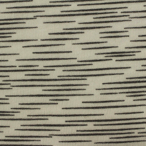 Black Lines Jersey Knit