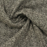 Black Marl Rib Knit, Poly-Viscose — photo 2
