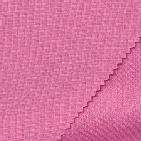 100% Polyester Interlock Knit Fabric, 208 gsm, 155 cm — Pink