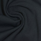 100% Polyester Scuba Knit Fabric, 260 gsm, 138 cm — Black — photo 2