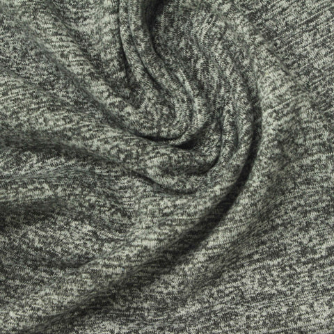 Grey Marl Knit, Polyester, 250 gsm
