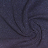 Dark Navy Heather Rib Knit, Cotton — photo 2