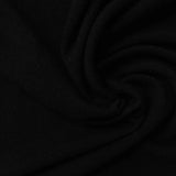 Chunky Knit Fabric, 190 gsm, 170 cm — Black — photo 2