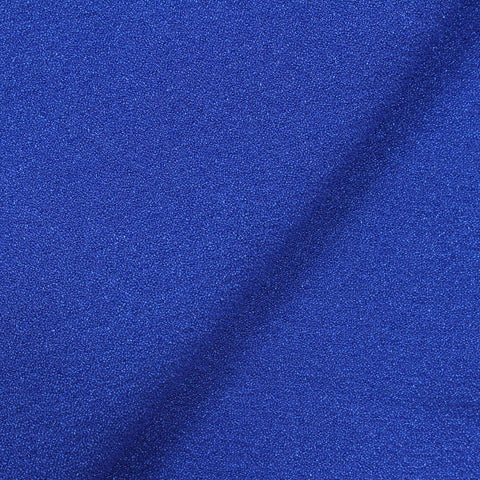 Polyester Stretch Linen-Look Fabric, 212 gsm — Blue