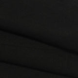 Polyester Stretch Knit Fabric, 187 gsm, 155 cm — Black — photo 2