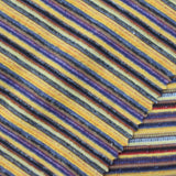 Yellow Horizontal-Stripe Knit, Poly-Viscose — photo 2