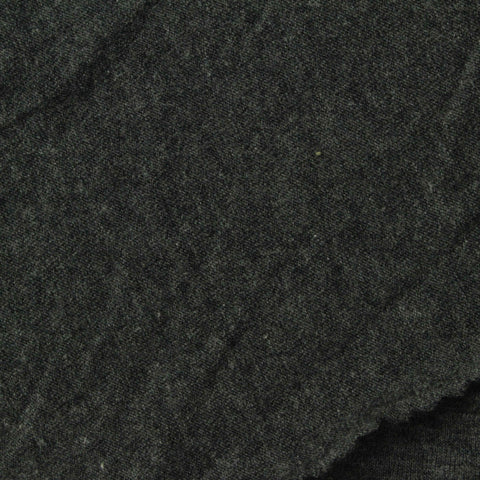 Dark Grey Heathered-Marl Jersey Knit, Cotton-Poly, 150 gsm, 160 cm
