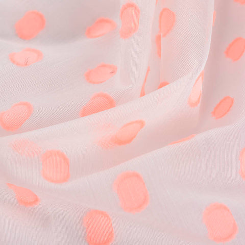 Pink Dots Jacquard, Viscose-Nylon, 52 gsm, 144 cm, ref EF-11682