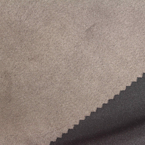 Dark Grey Marl Faux Suede, Polyester, 400 gsm