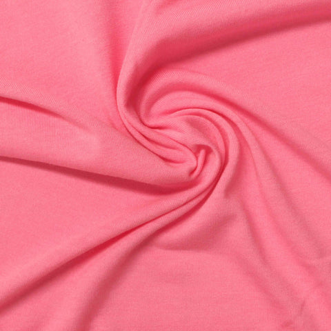 Polyester Viscose Jersey Knit Fabric, 165 gsm — Pink