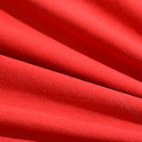 Brushed 100% Stretch Jersey Knit Fabric, 221 gsm, 160 cm — Red — photo 2