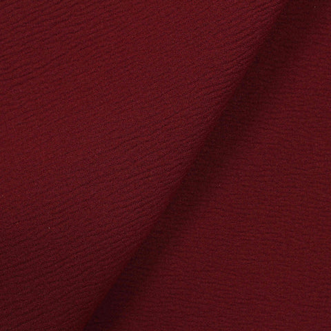 Polyester Stretch Scuba Knit Fabric, 342 gsm — Red