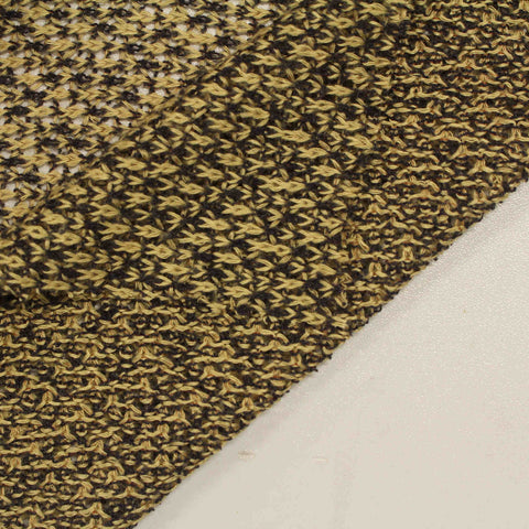 Jacquard Viscose Polyester Stretch Chunky Knit Fabric, 165 gsm, 165 cm — Orange