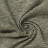 Grey Heathered-Marl Rib Knit, Cotton-Poly — photo 2