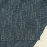 Dark Blue-Grey Textured Chunky Knit, Poly-Viscose — photo 2