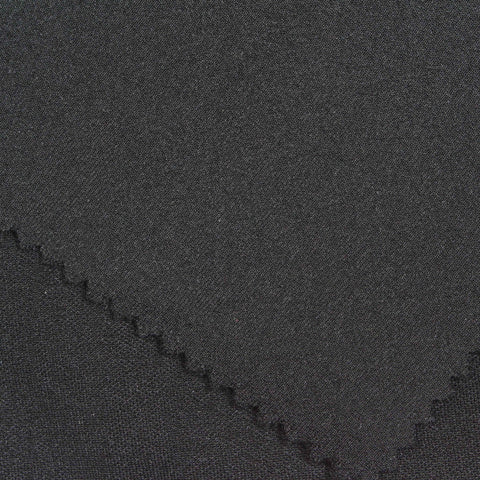 Polyester Stretch Scuba Knit Fabric, 308 gsm, 168 cm — Grey