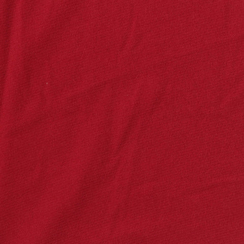 Polyester Stretch ITY Knit Fabric, 180 gsm, 170 cm — Red