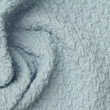 Jacquard Polyester Stretch Warp Knit Fabric, 260 gsm, 138 cm — Blue — photo 2