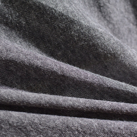 Light Grey Marl Chunky Knit, 175 gsm