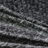 Black Heathered-Marl Rib Knit, Viscose-Poly — photo 2