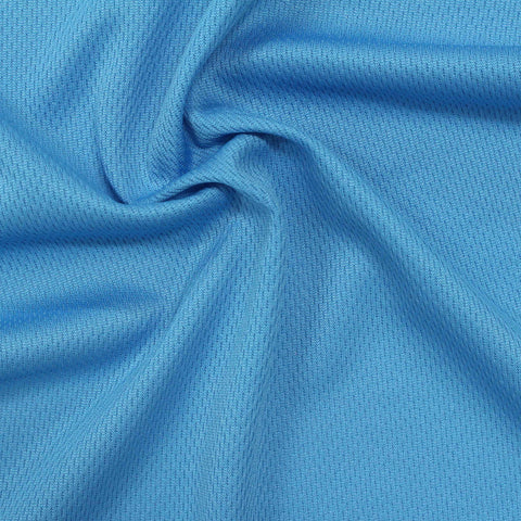100% Polyester Mesh Fabric, 115 gsm, 180 cm — Blue