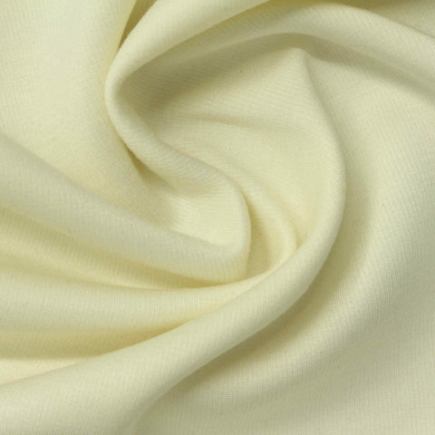 Polyester Viscose Stretch Scuba Knit Fabric, 300 gsm, 160 cm — Green