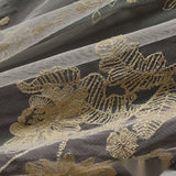 Gold Floral Knit, Polyester — photo 2