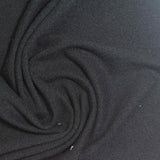 Brushed Polyester Stretch Milk Silk Knit Fabric, 210 gsm, 160 cm — Navy — photo 2