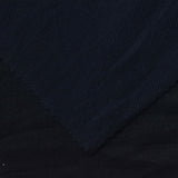 Washed Modal Polyester Stretch Interlock Knit Fabric, 300 gsm, 167 cm — Navy — photo 2