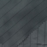 Dark Grey Vertical-Stripe Woven, Polyester — photo 2