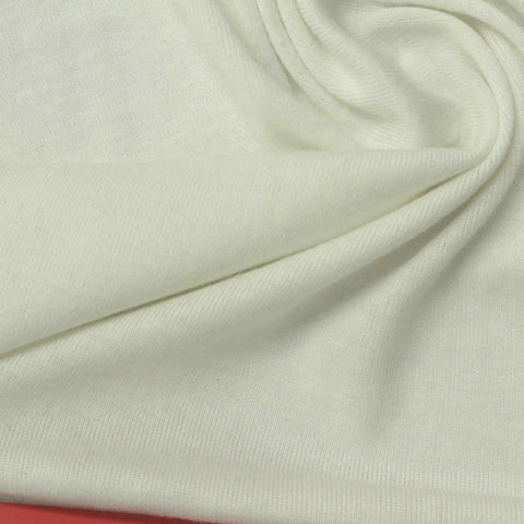 Polyester Cotton Blend Rib Knit Fabric, 195 gsm, 168 cm — Khaki
