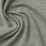 Grey Marl Rib Knit, Poly-Cotton — photo 2