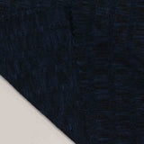 Dark Blue Marl Rib Knit, Viscose-Poly — photo 2